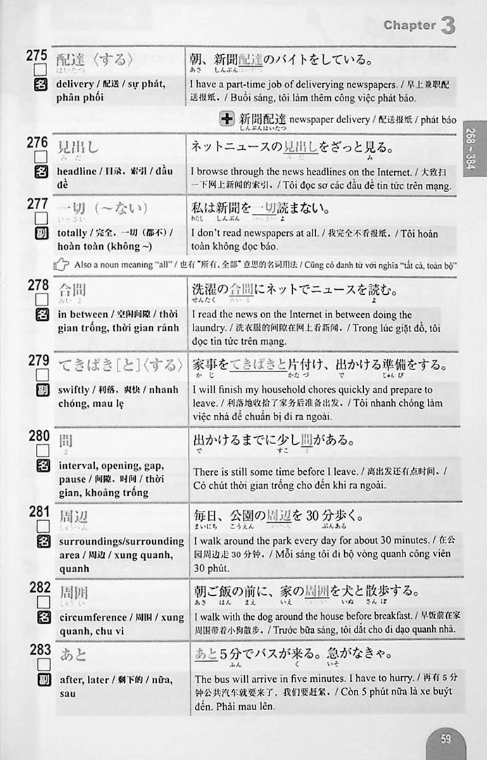2500 Essential Vocabulary for the JLPT N2 - Image 9