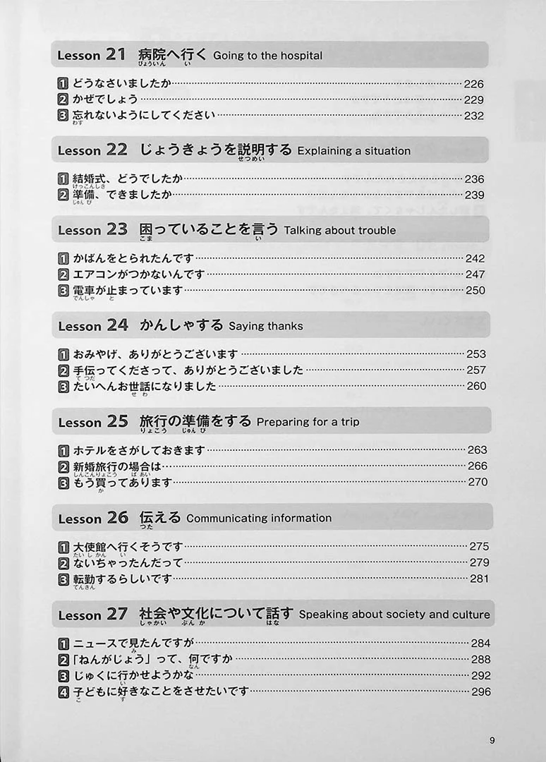 Basic Japanese for Communication - Tsunagu Nihongo – English Translation of Main Text and Grammar Notes - Image 5