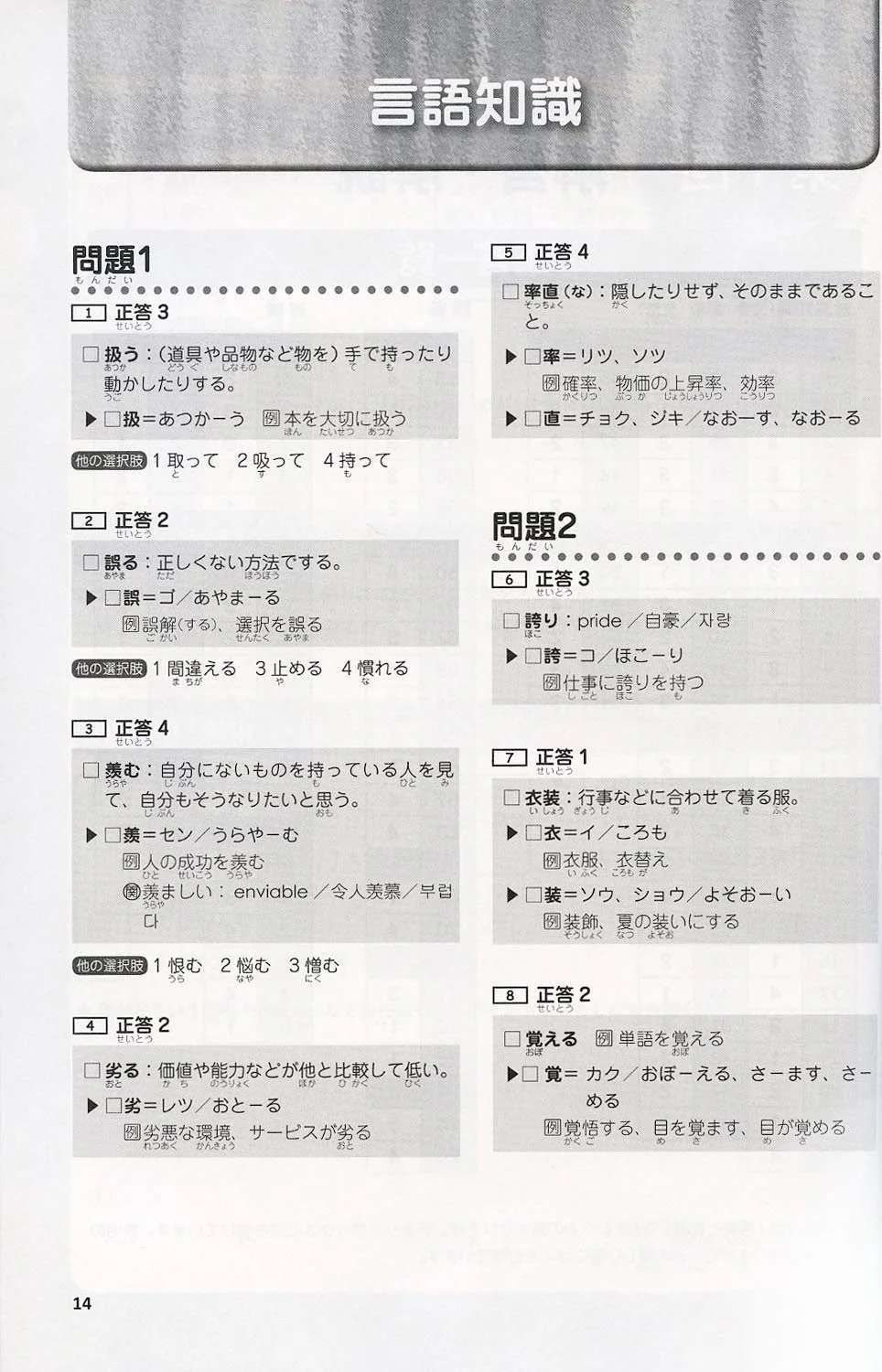 Japanese Language Proficiency Test N2 - Complete Mock Exams - Image 4