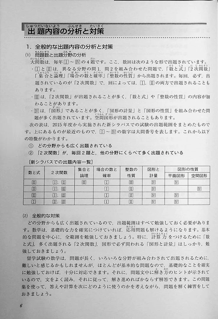 High Level EJU Preparation Textbook - Mathematics 1st Course - Image 4