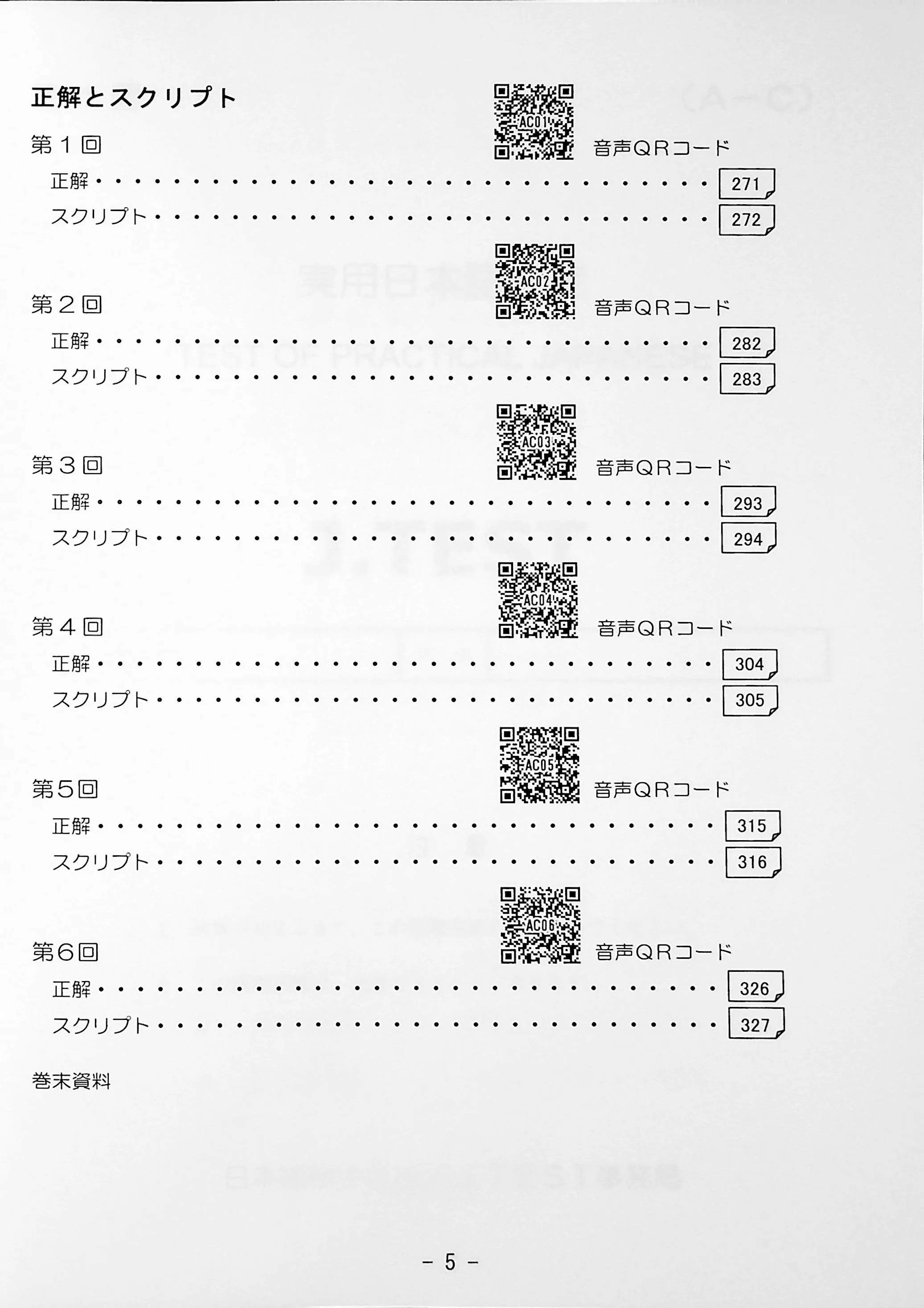 J.TEST Practical Japanese Proficiency Tests [A-C Level] - exams from 2022 - Image 4