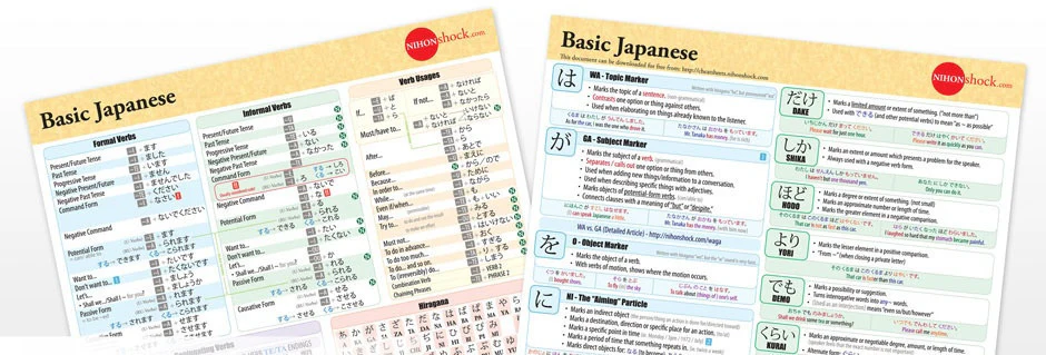 Japanese Cheat Sheet Pack - Image 5