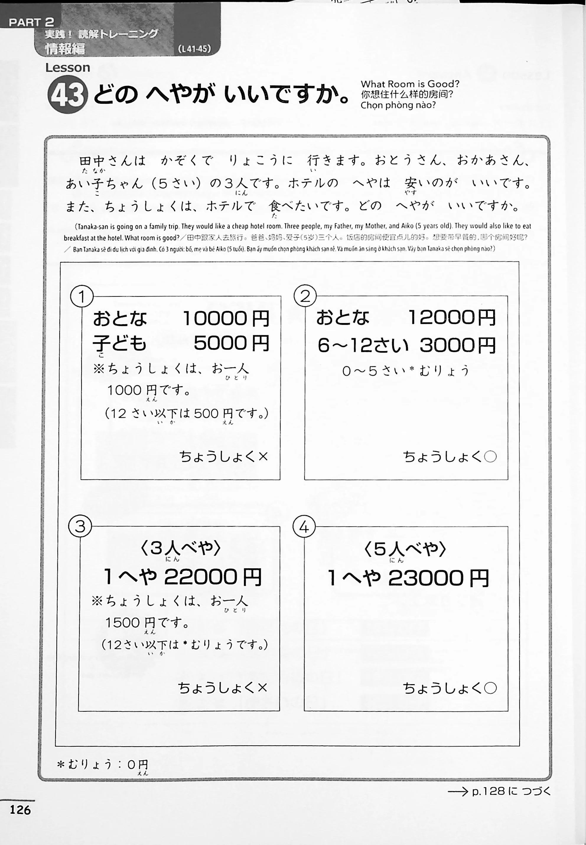 Japanese Language Proficiency Test N5 Reading Compulsory Pattern - Image 8