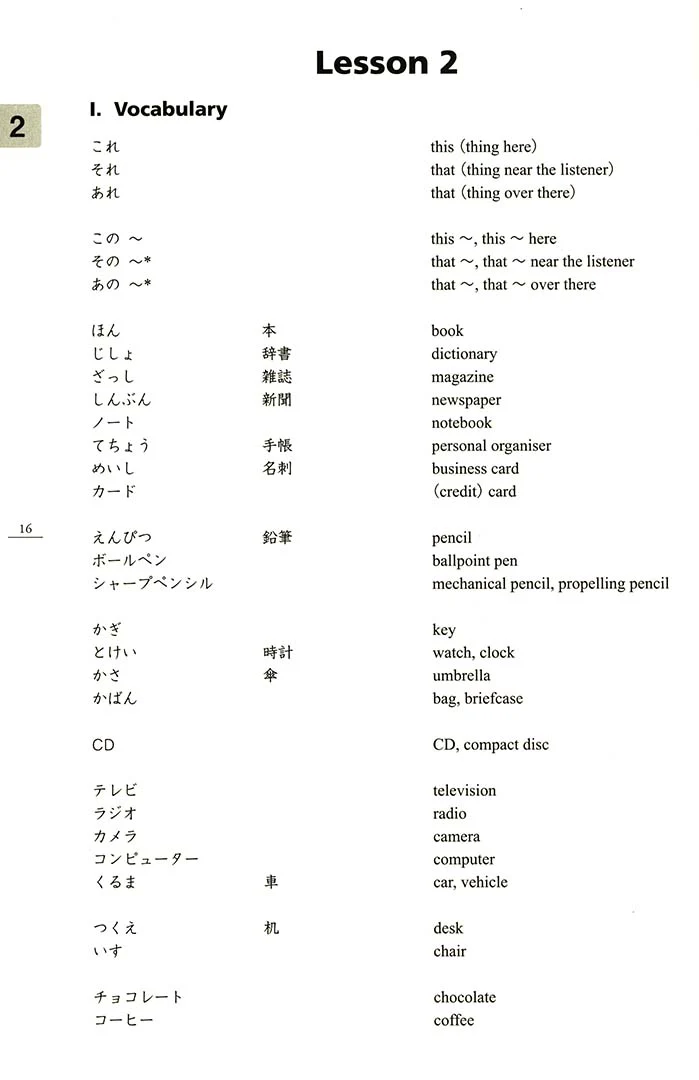 Minna no Nihongo Shokyu 1 (Elementary) Translation & Grammatical Notes - Image 4