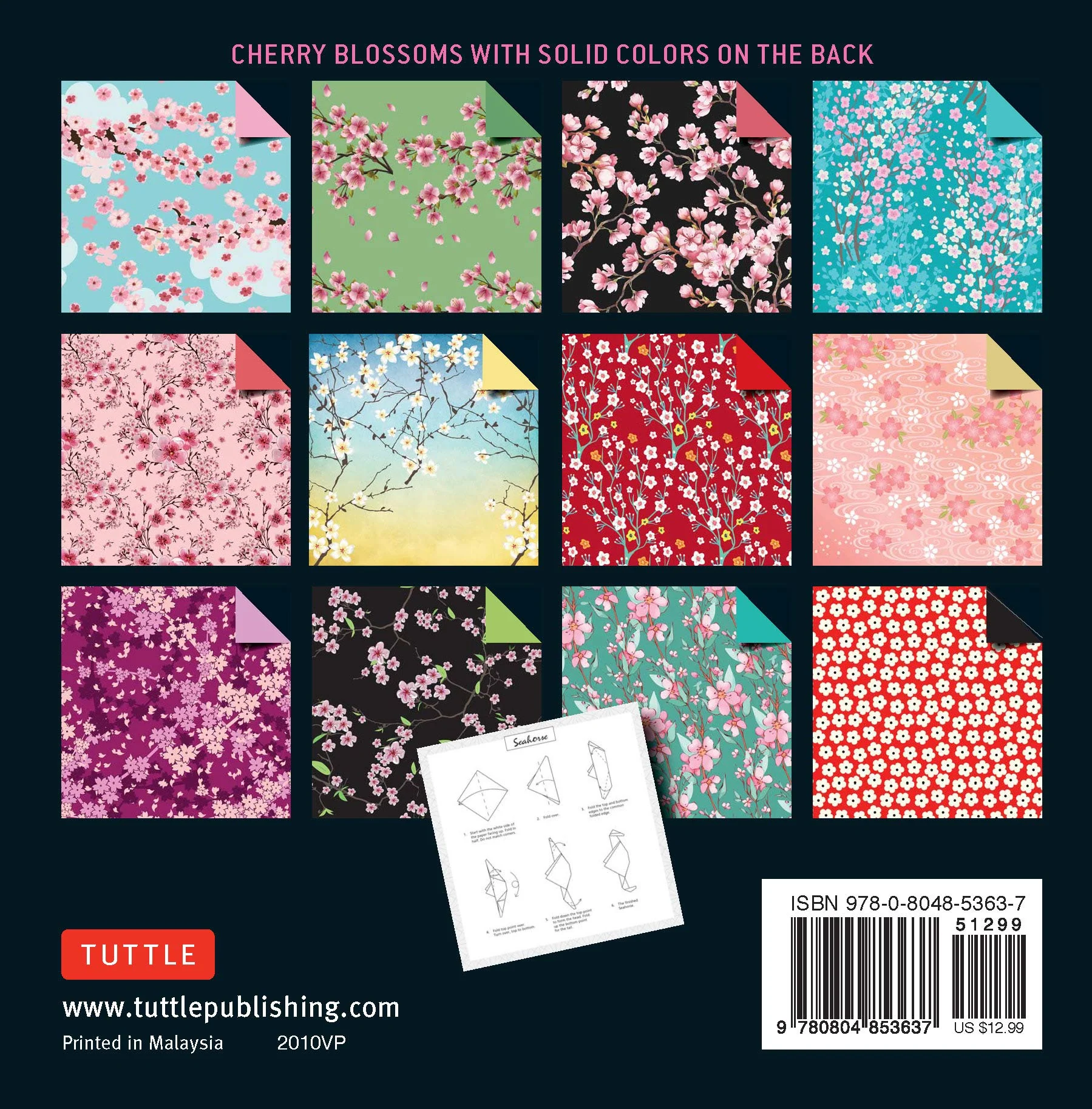 Origami Paper 500 Sheets Cherry Blossoms - Image 2