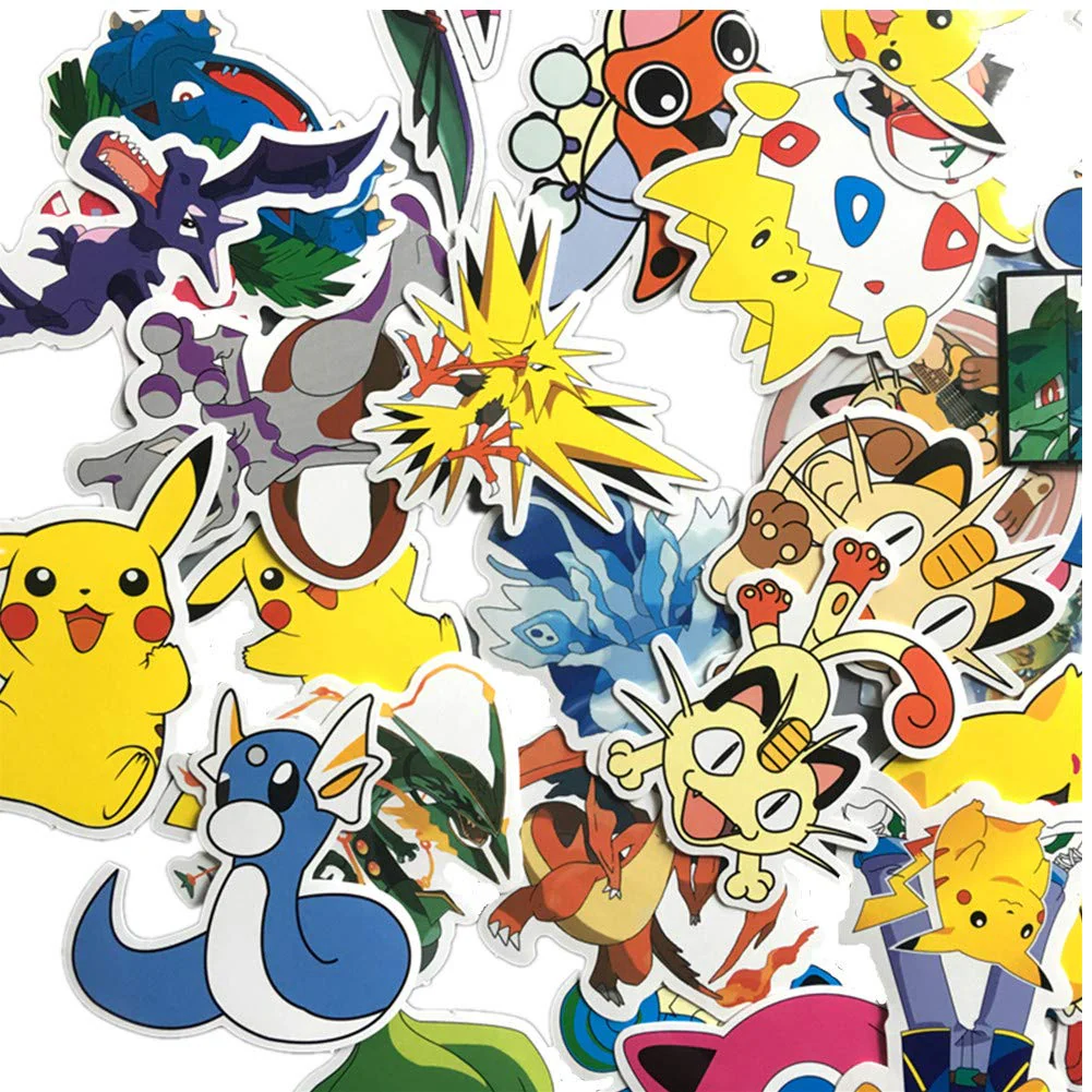 Pokemon 50 Sticker Set - Image 3