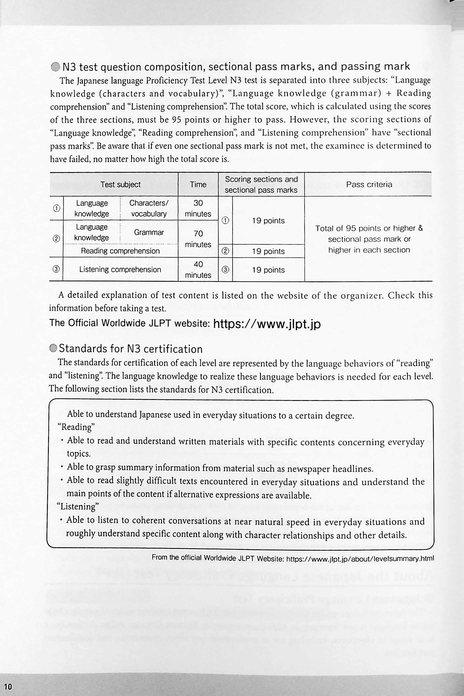 JLPT N3 Real Practice Exam - Image 4