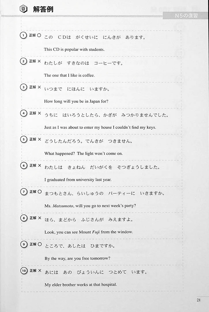 The Preparatory Course for the JLPT N4, Reading, Kanji, Vocabulary, and Grammar - Image 9