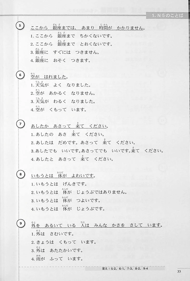 The Preparatory Course for the JLPT N5 Reading, Kanji, Vocabulary, and Grammar - Image 20