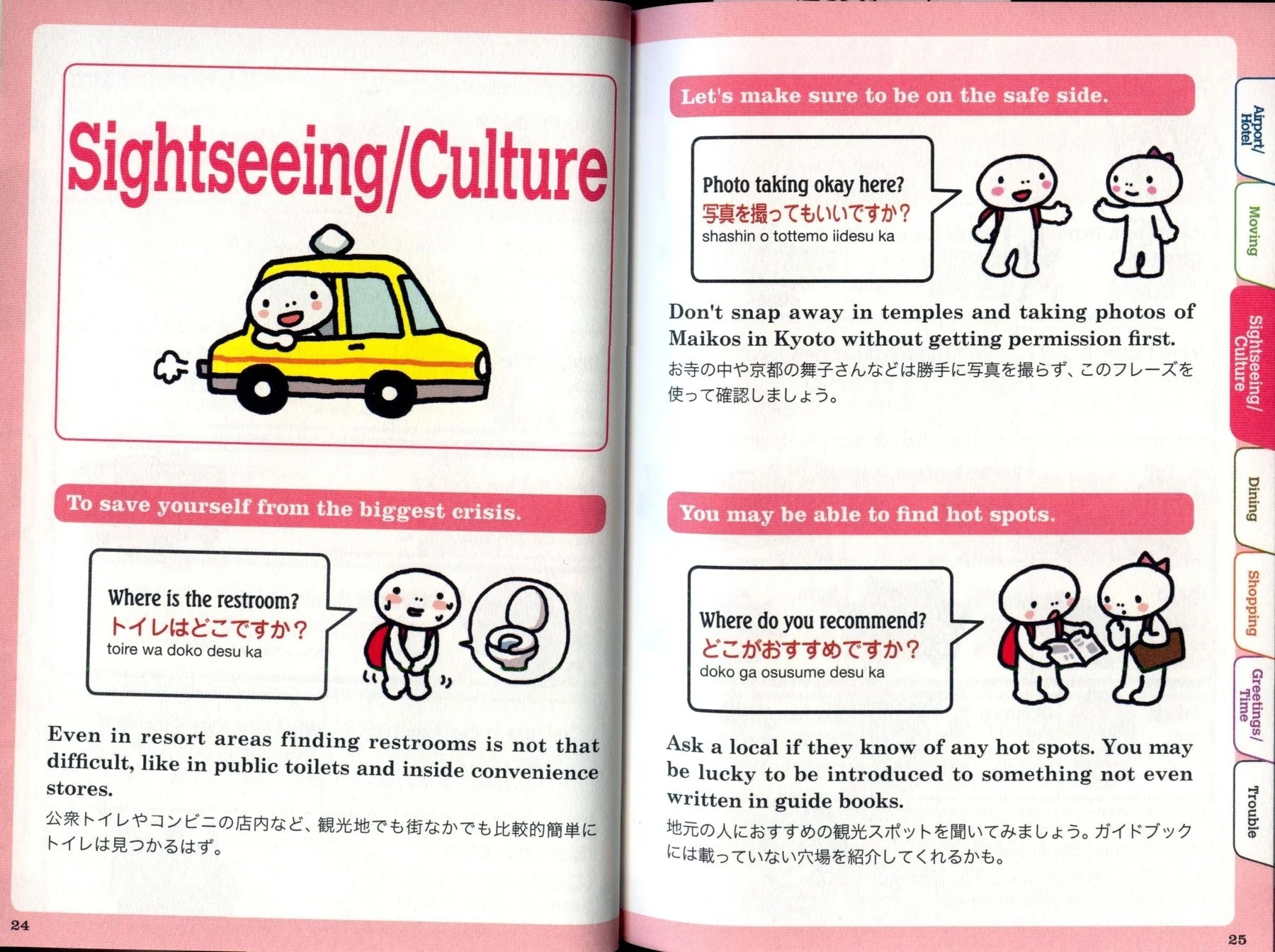 Yubisashi Japan Mini Point and Speak Travel Phrasebook (English Edition) - Image 4