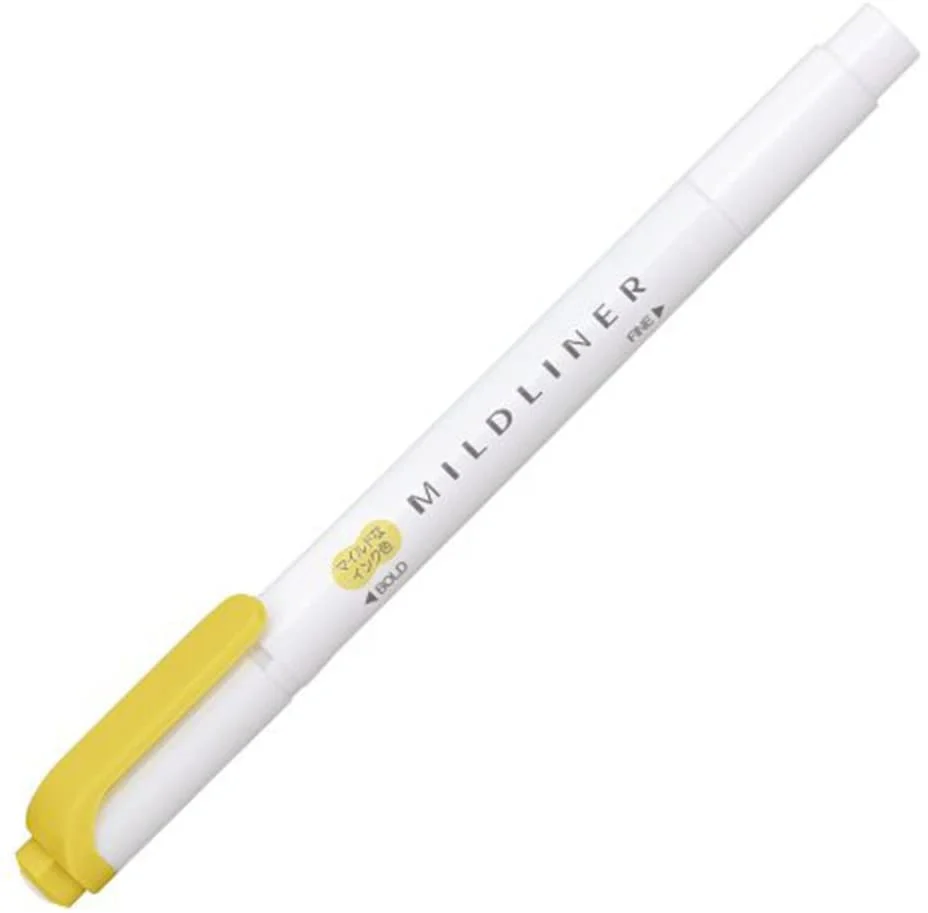Zebra Mildliner Double-Sided Highlighter - Warm Mild Colors - Image 2